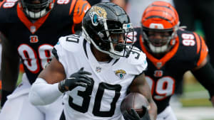 Jacksonville Jaguars running back James Robinson